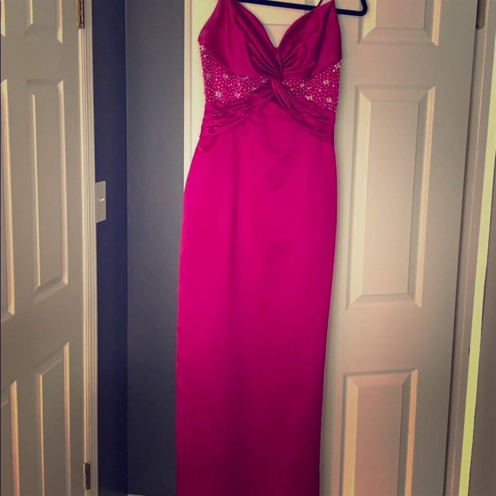 Pink prom dress